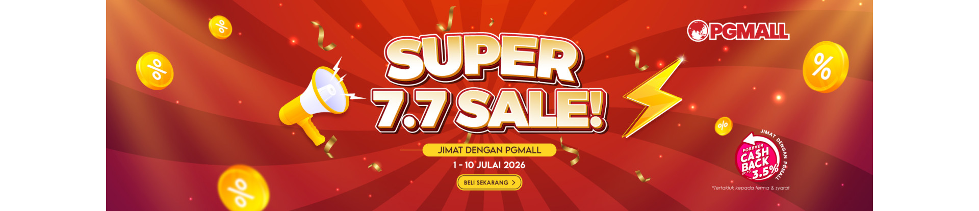 SUPER 7.7 SALE