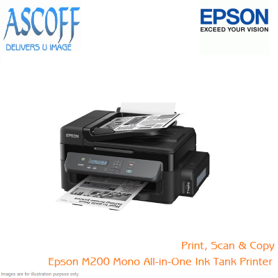 Epson M200 Mono All-in-One Ink Tank Printer | PGMall