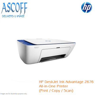 HP DeskJet Ink Advantage 2676 All-in-One Printer (Print / Copy / Scan ...