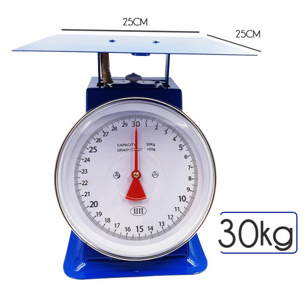 (ENFORCED METAL EXTRA DURABLE) WJS IIII 30KG Analog Scale Commercial
