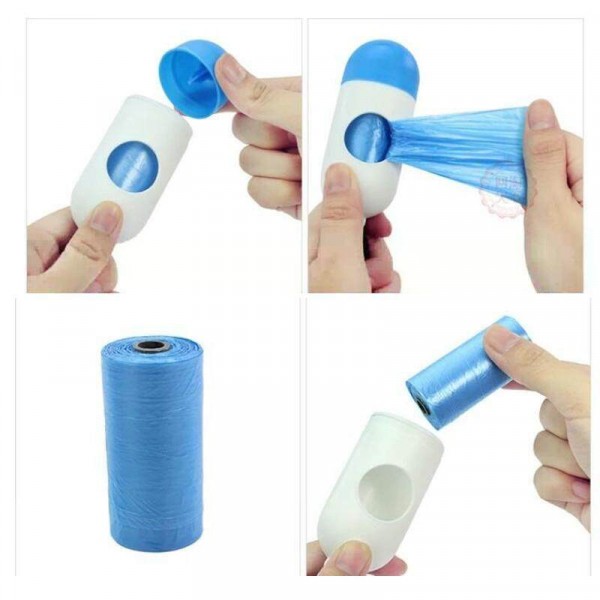 (10 IN A SET) WJS Portable Plastic Hanging Baby Diaper Garbage Rubbish