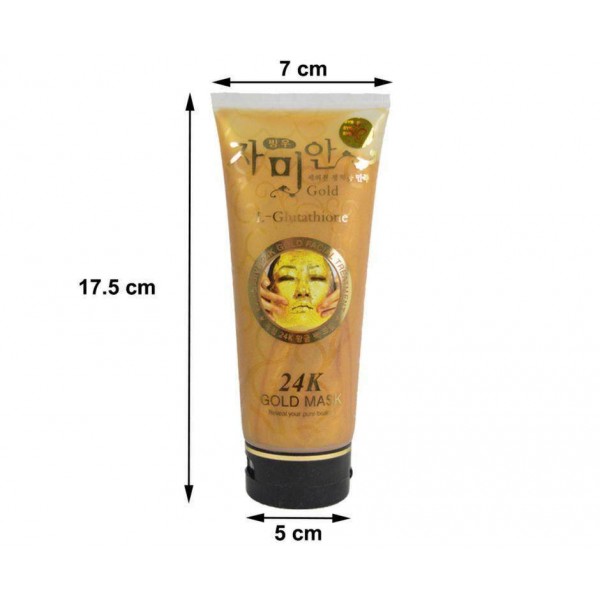 l-glutathione 24k gold mask malaysia HALAL VERSION) WJS 2pcs 2 pcs Korea Gold 24K Beauty Mask total 440ml [FREE RM50 VOUCHER] Gold hangover GHK-Cu for Hair Growth: Option:3 bottles