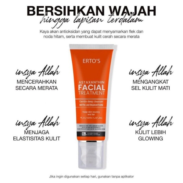 Ertos Astaxanthine Facial Treatment Retinol / Acne Skin Black PGMall