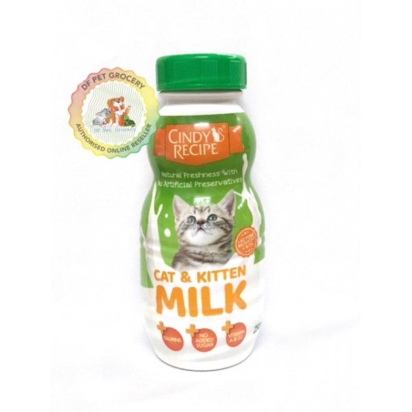 Cindy Recipe Lactose Free Cat & Kitten Milk 250ml ( Susu Kucing ) Cindy