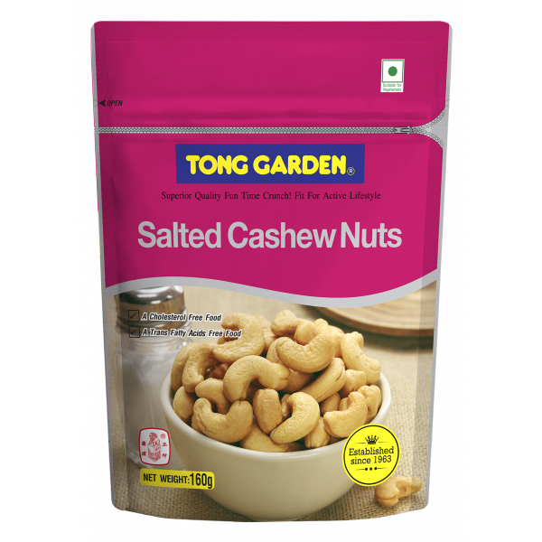 Tong Garden Salted Cashew nuts 160G PGMall
