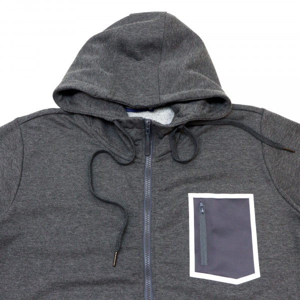 Hush Puppies Merrick Men Polo Jacket HMO039400 Dark Melange L PGMall