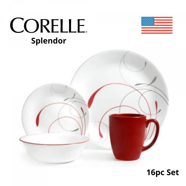 Corelle Splendor 16pc Dinnerware Set (1123453) PGMall