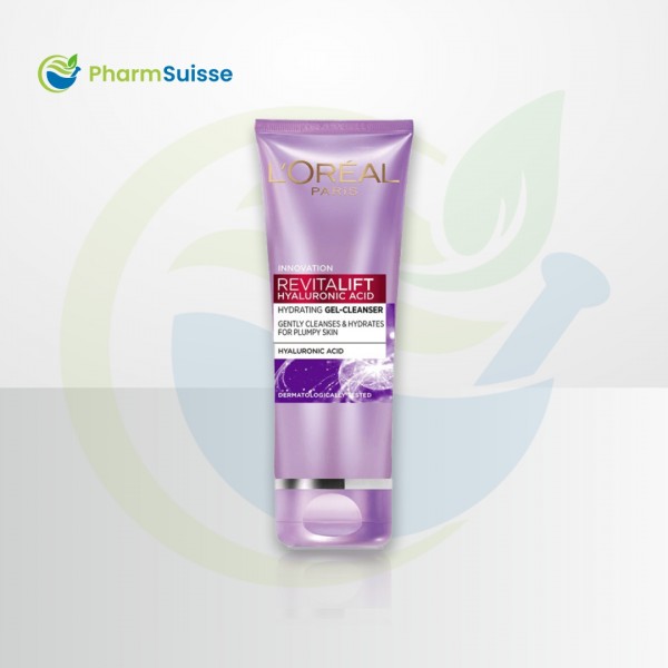 L'Oreal Paris Hyaluronic Acid Gel Cleanser (Face Wash) 100ml [Exp 31/1