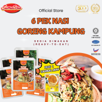 [Ready-To-Eat] Combo 6 Nasi Goreng Kampung Sumatraa Instant Travel Friendly Food Pack 180g Rice Tahan Lama 