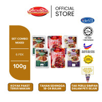 [Ready-To-Eat] Combo 6 Set Sekawan - 2 Sambal Daging Dendeng x 2 Sambal Kerang Kalut x 2 Rendang Ayam Aki Sumatraa Meals Makan Dengan Roti