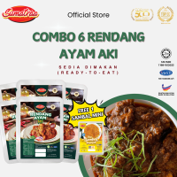[BEST OFFER] SET COMBO 6 RENDANG AYAM AKI SUMATRAA (READY-TO-EAT) Food