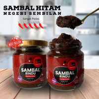 [Sambal Rindu Instant] Combo 2 Sangat Pedas Sambal Hitam Ikan Bilis  Makanan Sedia DiMakan sambal bilis