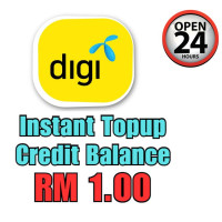 DIGI PREPAID INSTANT TOPUP RELOAD RM 1.00