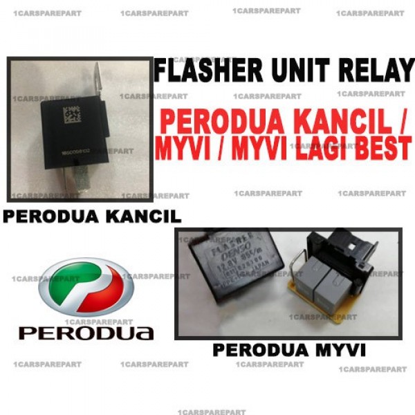 JMC/DENSO ORIGINAL PERODUA KANCIL/MYVI/MYVI LB FLASHER UNIT RELAY PERODUA MYVI PGMall