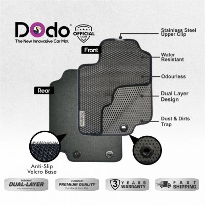 Custom Fit Black Carpet Floor Mats For Audi Q5 2008-2017 – Heavy Duty Velour, Anti-Slip, OEM Quality