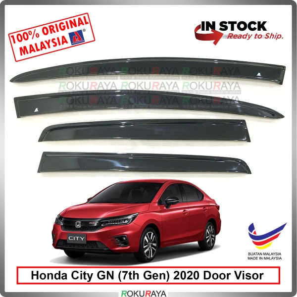 [FLAT 9cm] Honda City New GN (7th Gen) Original AG Rain Door Visor Air