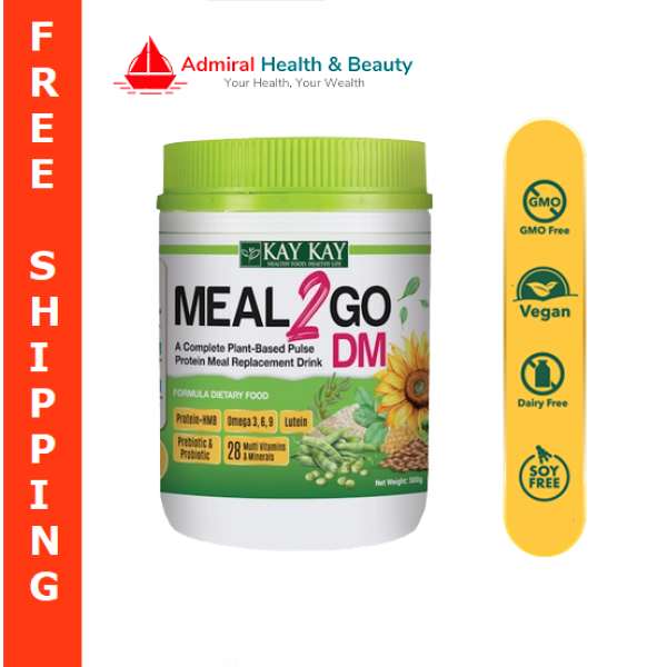 Kay Kay Meal2Go DM Powder 520g Minuman Penggantian Makanan Protein