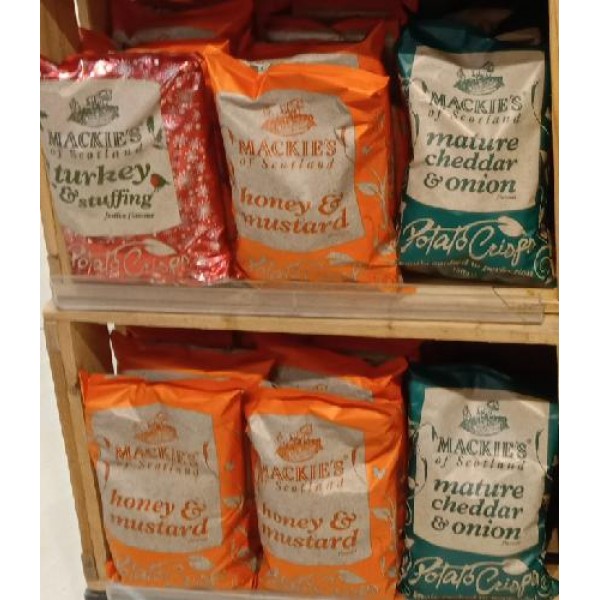 Mackie's Honey & Mustard Potato Crips 150g (Scotland) PGMall