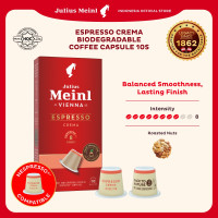 Julius Meinl Espresso Crema Biodegradable 10x5.6g - Capsule Coffee