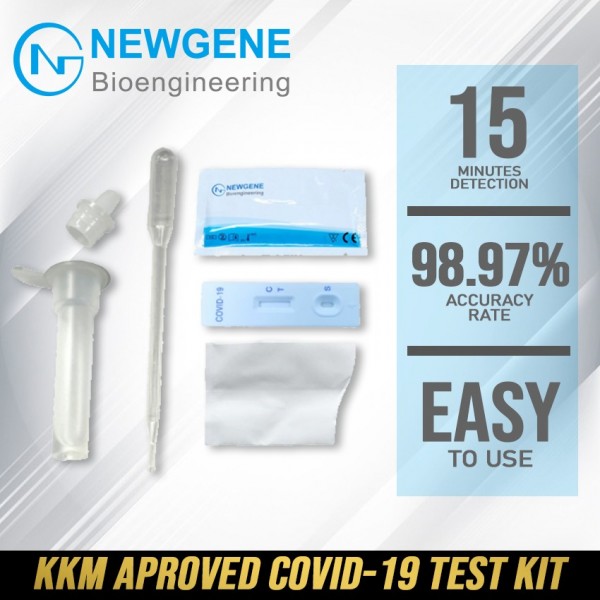 NEWGENE COVID 19 Home Self Test Rapid Antigen Kit (RTK) (Sputum/Saliva