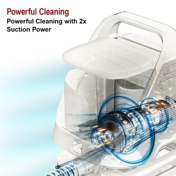 Electrova Vaclife Series Fabric Cleaner iClean ETFC01 Blue White PGMall