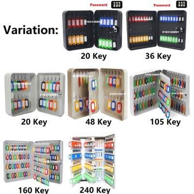 thumbnail image 2 of Sturdy Steel Key Storage Cabinet - Wall-Mounted For House, Shed, Or Garage 2 of 6
