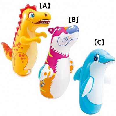 PROMOTION 44669 INTEX Inflatable Tumbler 3D Roly-poly Animals Bouncer ...