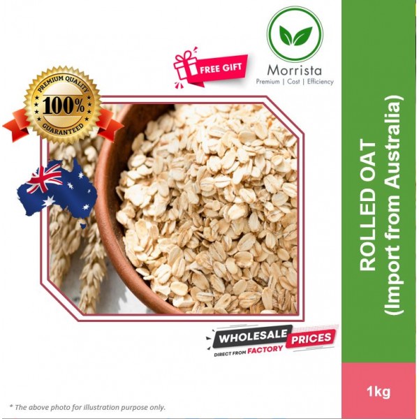 [Australia Rolled Oat] 1kg Jumbo Rolled Oat for Granola (Premium) PGMall