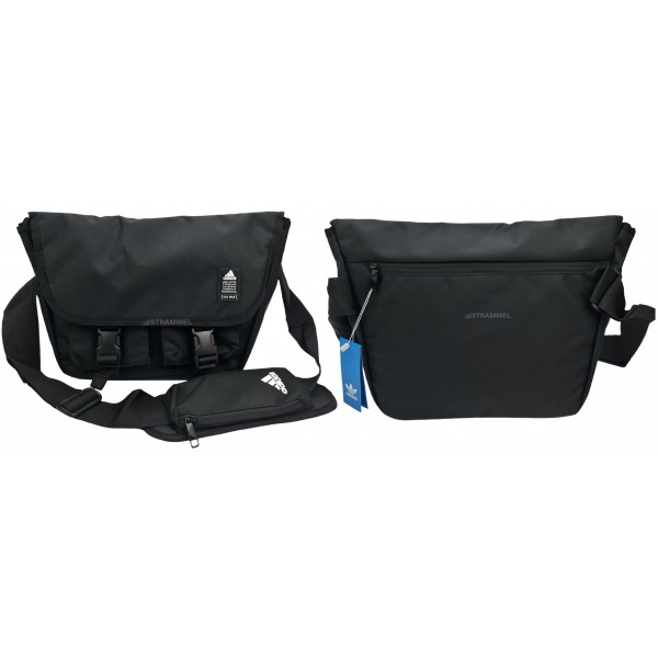 [100 Authentic] Adidas Black XC Messenger H31346 Black Crossbody