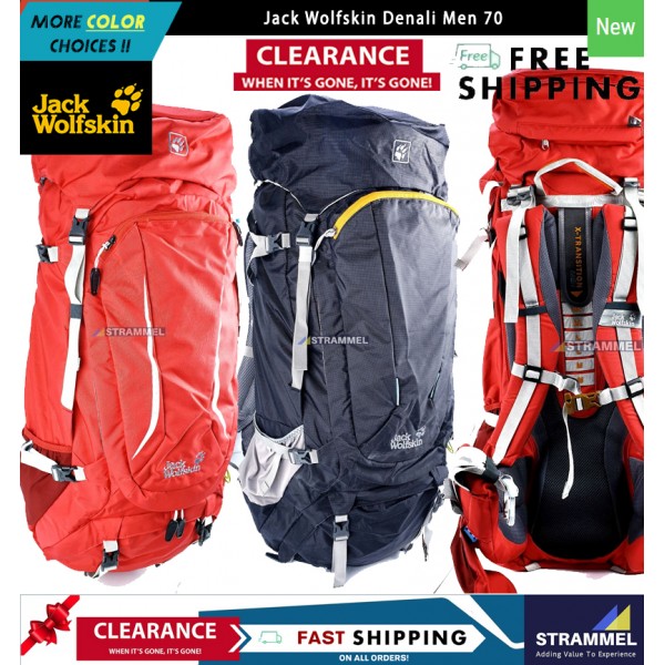 100% Authentic] Jack Wolfskin Denali Men 70 Backpack Bag For Hiking Trekking  Travel Mountaineering [Ready Stock] Version 7 | PGMall