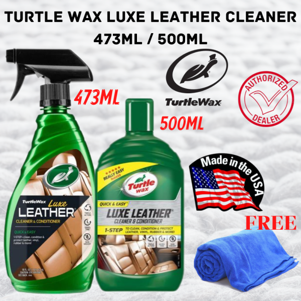 Turtle Wax Luxe Leather Cleaner & Conditioner 437ml / 500ml 500ML