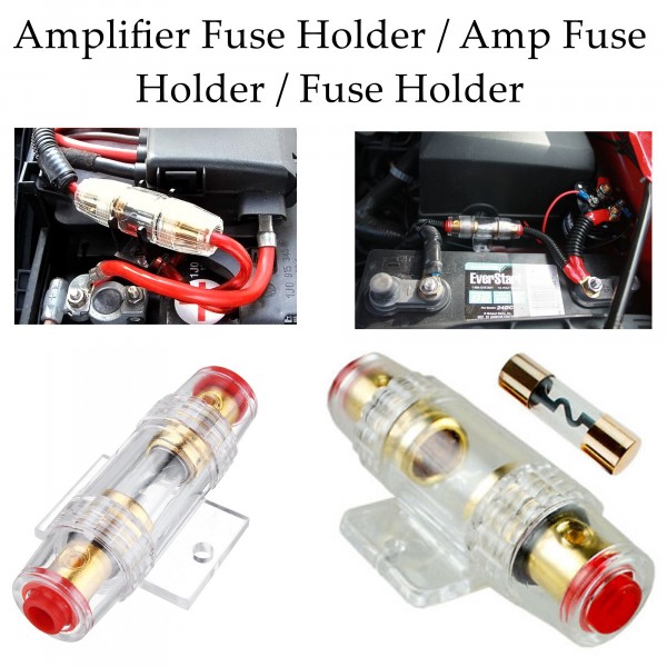 Amplifier Fuse Holder / Amp Fuse Holder / Fuse Holder / Power Cable