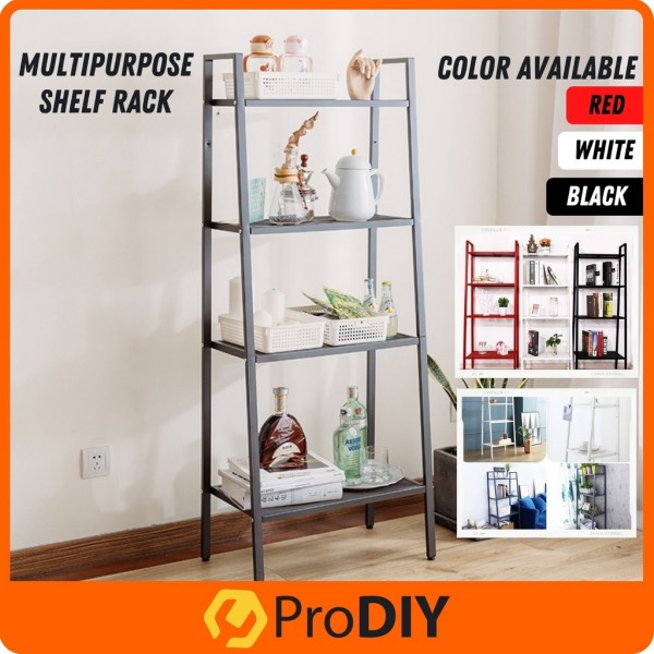 Common Room Rak 3 Tier / 4 Tier Multipurpose Shelf Shelves Display Rack Flower Rack Rak ...