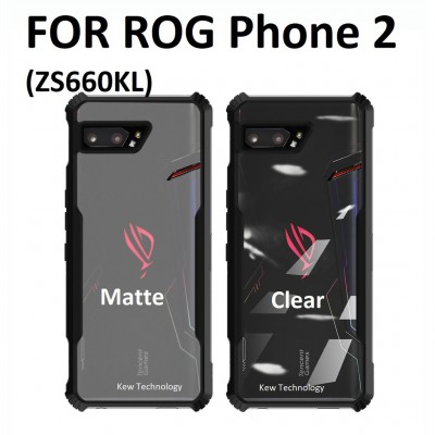 Asus ROG Phone 2 Bumper Case (Clear/Matte) Clear | PGMall