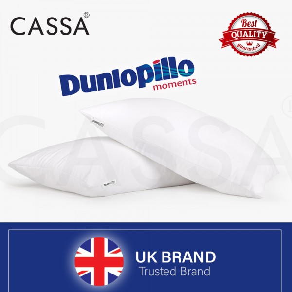 [Ready Stock] Dunlopillo Pillow Hollow Fibre Fill Polyester 5 Star