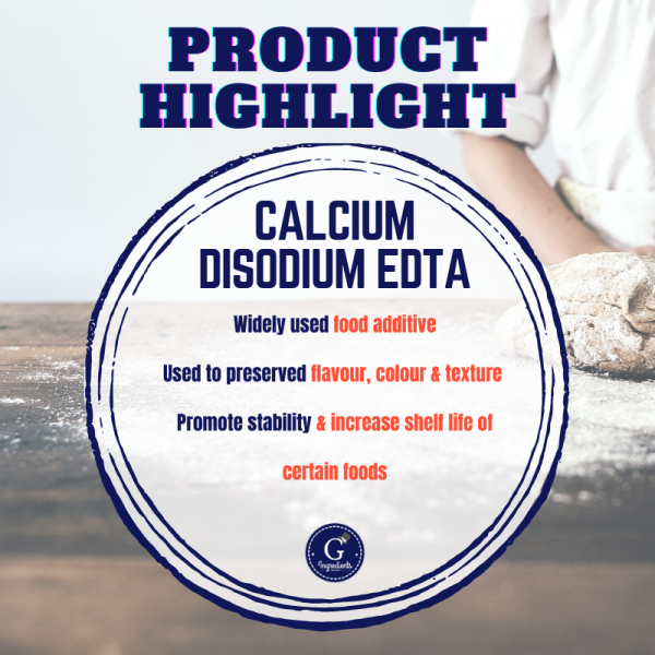 [FOOD GRADE] Calcium Disodium EDTA / Disodium Salt (Preservative