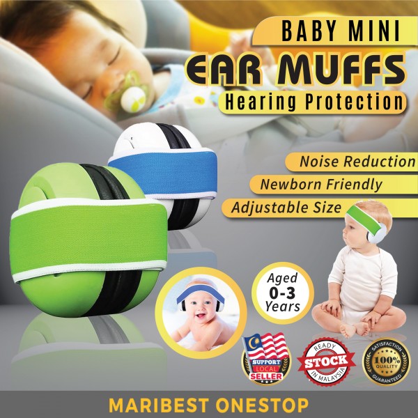 Baby Newborn Infant Mini Ear Muffs Anti Noise Reduction Cancellation