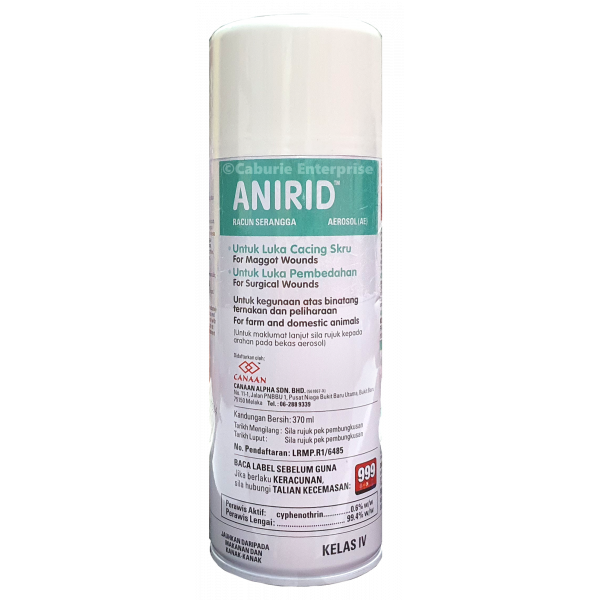 CANAAN ANIRID Maggot and Surgical Wounds Treatment Aerosol Spray