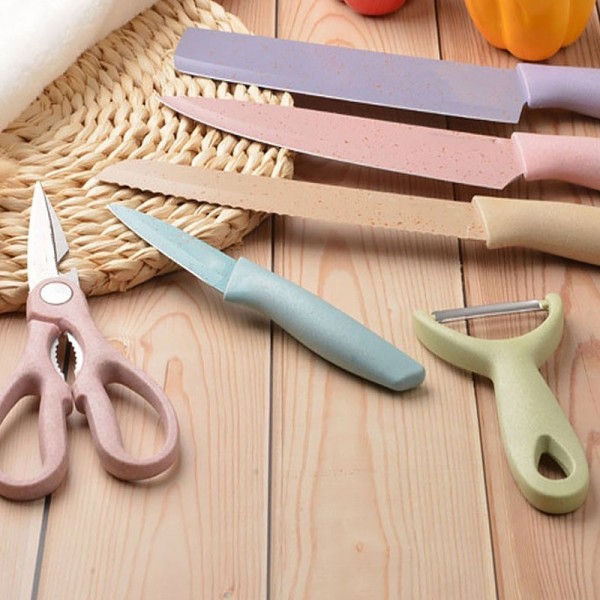 6 In 1 Evcrierh Corrugated Knife Kitchen Gift Accessories Stainless