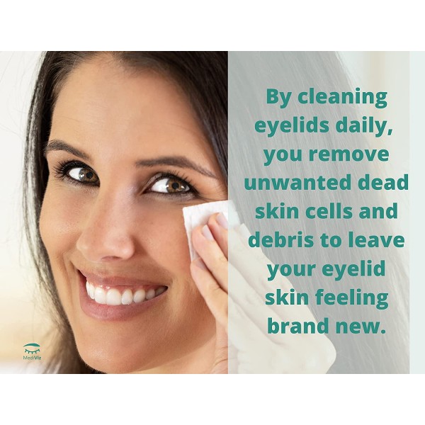 [READY STOCK] Mediviz Tea Tree Eyelid Wipes Exfoliating