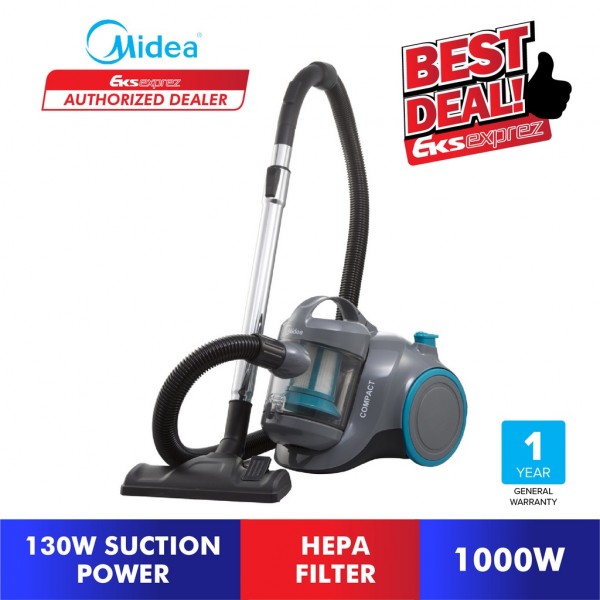 Midea 1000W Bagless Vacuum Cleaner with HEPA Filter MVCV12KGR PGMall