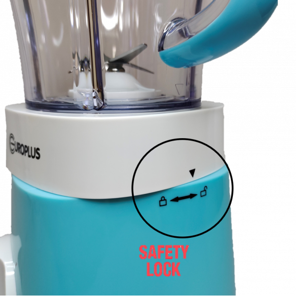 Europlus 2 in 1 Multifunctional Stand Jar Blender Pengisar Food Blender