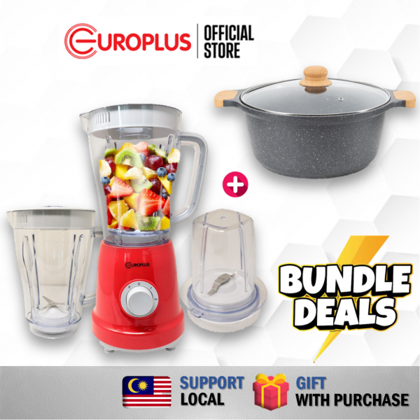 (Bundle) Euroware 28cm Non Stick Granite Casserole + Europlus Essential
