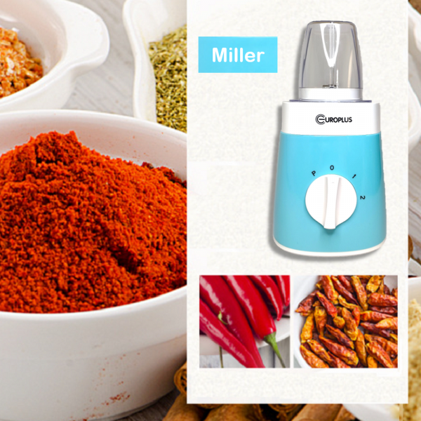 Europlus 2 in 1 Multifunctional Stand Jar Blender Pengisar Food Blender