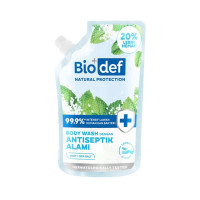 Sabun Mandi Cair Biodef Natural Protection Body Wash Antiseptik Alami Pouch 400 ml