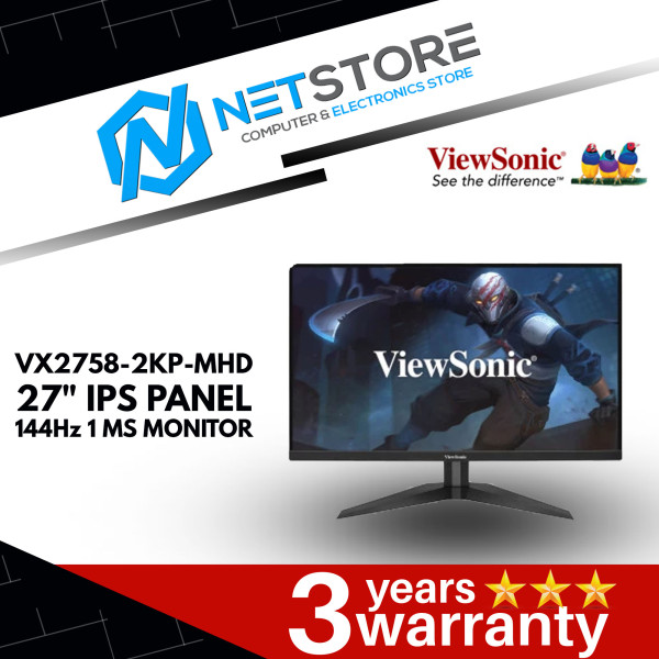 VIEWSONIC VX27582KPMHD 27" IPS PANEL 144Hz 1 MS MONITOR PGMall