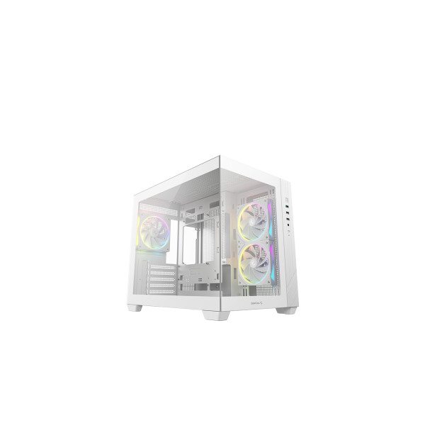 DEEPCOOL CG330 M-ATX CASE WITH 3 ARGB FANS - (BLACK | WHITE) | PGMall