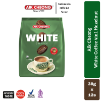 Aik Cheong White Coffee 4in1 Hazelnut Kopi Instant Segar Aroma Kacang 12 sachet x 38g - 456g
