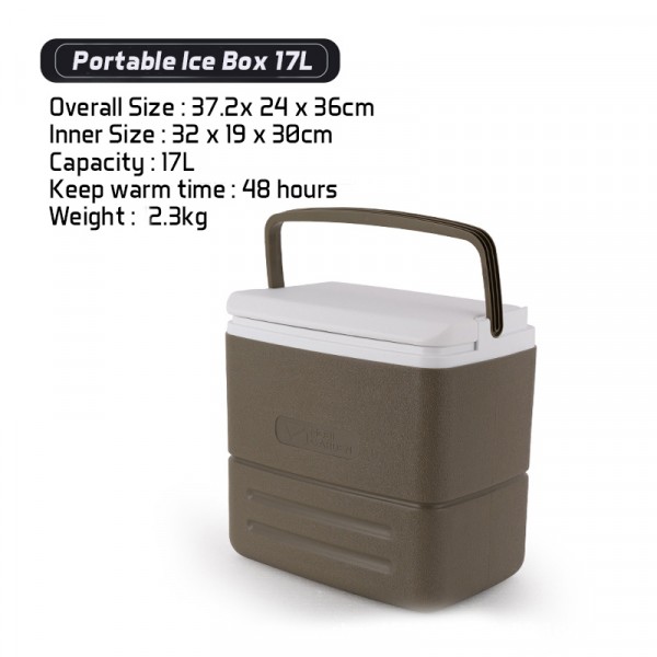JDEX Mobi Garden Portable Cooler Box Ice Box Camping Outdoor 8.5L/17L