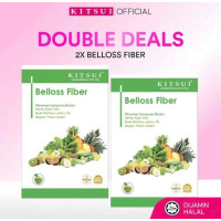 KITSUI BELLOS FIBER DOUBLE BOX || 15sachets x 15gm x 2 BOXES